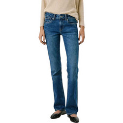 Pepe Jeans Piccadilly Γυναικείο Τζιν Παντελόνι Κανονική Εφαρμογή Μπλε PL2047325VA2