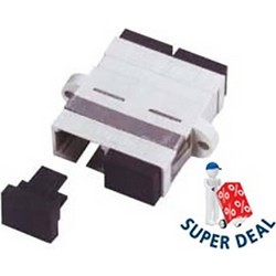ADAPTOR CONNECTOR ΟΠΤΙΚΗΣ ΙΝΑΣ SC DUP MM 5504640-1 AMP TYC (ΣΕΤ ΜΕ 2)