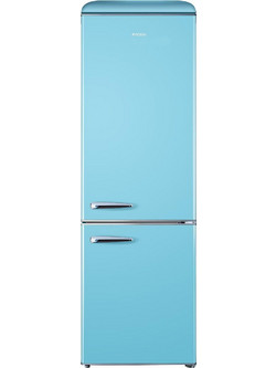 Robin RB-310 Retro Ψυγειοκαταψύκτης 300lt Υ192xΠ60xΒ60cm Μπλε