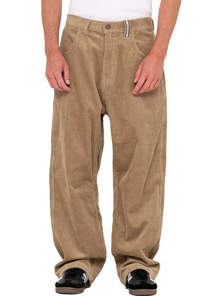 Rusty Flip Daddy Ανδρικό Παντελόνι Κοτλέ Baggy Χακί