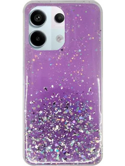 Vivid Liquid Glitter Back Cover Purple / Multicolor (Xiaomi Redmi Note 13 Pro / Poco X6 5G)