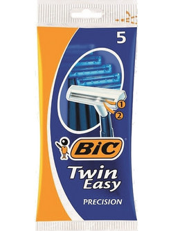 BIC Twin Easy Precision Ξυραφάκι μιας Χρήσης με 2 Λεπίδες 5τμχ