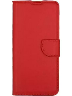 Θήκη Huawei Honor 10 Lite / P Smart 2019 Soft TPU&PU Leather Flip Βιβλίο Smart Magnet -Κόκκινο