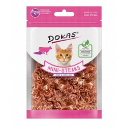 Dokas Mini-Steaks Beef & Cod 25gr