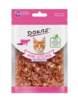 Dokas Mini-Steaks Beef & Cod 25gr