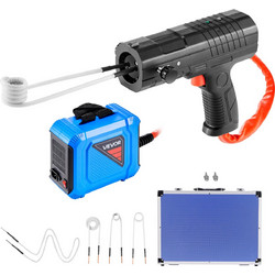 VEVOR Επαγωγικός Θερμαντήρας Μπουλόνι 1800W, 230V με Σετ 4 Πηνίων, Κατάλληλος για Γρήγορη Αφαίρεση Οξειδωμένων Βιδών, Διαστάσεις: 217 x 110 x 200 mm CGYJRQZJTJSCHCAQC001V2
