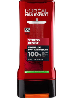 L'Oreal Paris Stress Resist Ανδρικό Αφρόλουτρο σε Gel 400ml