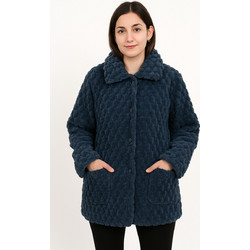 Ρομπάκι fleece γυναικών μονόχρωμο Μπλε