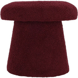 Σκαμπό Μανιτάρι με διαστάσεις 43x38cm - Burgundy AAK400130