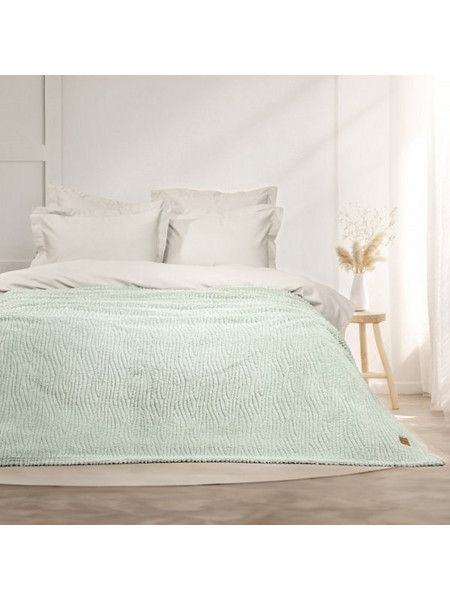 Κουβέρτα Fleece Υπέρδιπλη Serenus Mint Nima Home Μέντα 220x240