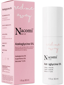 Nacomi Next Level Azeloglycine 5% Red Me Away Face Ενυδατικό Serum Προσώπου 30ml