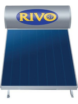 Rivo ST-120 Ηλιακός Θερμοσίφωνας 120lt 2m² Glass Διπλής Ενέργειας