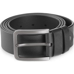 Ζώνη CXS TANO, 4 cm, 130 cm, δέρμα, ρυθμιζόμενη αγκράφα, μαύρο