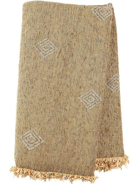 Ριχτάρι Τριθέσιου Spira Beige Chinille Jacquard Sunshine (180x300) 1Τεμ