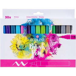 Talens Ecoline Brush Pen Primary μαρκαδόροι 30 χρώματα