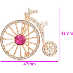 Brooch Vintage Bicycle