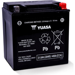 Yuasa Μπαταρία Μοτοσυκλέτας YIX30L-BS 30Ah