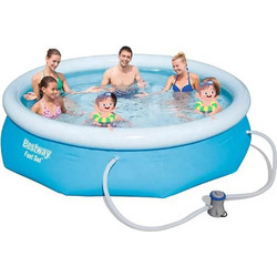 Bestway Fast Set 57273 Φουσκωτή Πισίνα Πλαστική Φ366x76cm