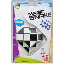 Κύβος Ταχύτητας Magic Snake 3+ 588-1A Λευκό-Μαύρο