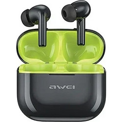 Awei T1 Pro Ακουστικά Bluetooth In Ear Ανθεκτικά στο Νερό Black / Green