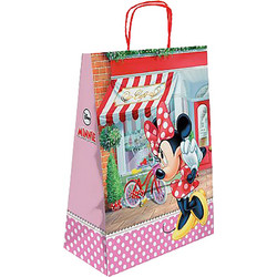 ΤΣΑΝΤΑ ΔΩΡΟΥ ΧΑΡΤΙΝΗ MINNIE ΡΟΖ(40cm) 40x32x14cm Disney