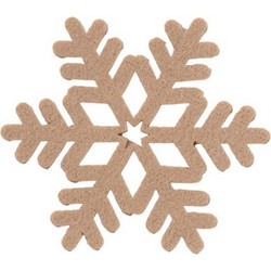 Σετ 4τμχ. Σουβερ Snow Felt 10x10 Beige Nef-Nef Homeware