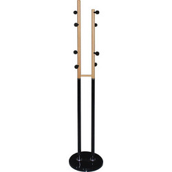 Woodwell Nordic Duo Καλόγερος Μεταλλικός 37x37x170cm