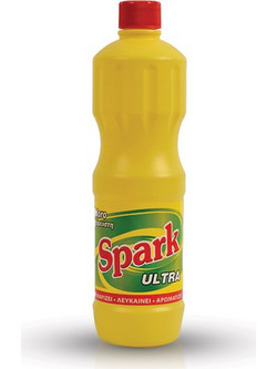 Υγρό λευκαντικό καθαριστικό χλωρίου Spark chloro ultra κίτρινο 1250 ml