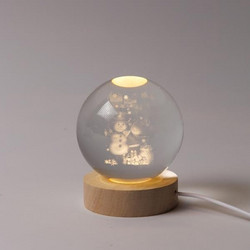 Eurolamp Φωτιζόμενη Μπάλα - Χιονάνθρωπος & Δώρα (600-47062)