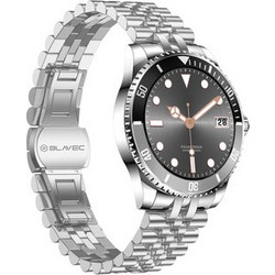 Blavec Smartwatch M-02 Business AMOLED Full Touch Voice Call silver