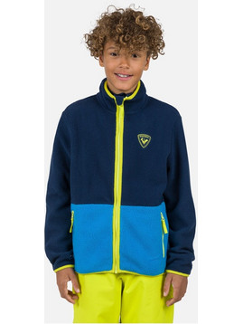 Rossignol Παιδική Ζακέτα Fleece με Φερμουάρ Navy Μπλε Lime RLNYL08-715