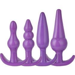 Kinksters Anal Pleaure Plug Σετ Πρωκτικών Τάπων Purple 4pcs