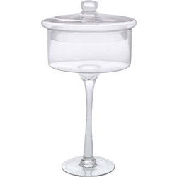 Φοντανιέρα 91969 Φ18x35cm Clear Γυαλί