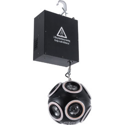 GloboStar(R) 51197 LIFT BALL Επαγγελματικό Φωτιστικό Ειδικών Εφέ Φ25cm KINETIC BALL MATRIX PIXEL Super BEAM Light CREE LED 4in1 300W - 10 x 20W LED COB Chips RGBW & 10 x 20W LED COB Chips Ultra Gold W