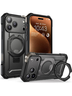 Θήκη SUPCASE UB GRIP MAG MAGSAFE με Βάση για APPLE IPHONE 17 PRO MAX 6.7 5G 2025 - ΜΑΥΡΟ