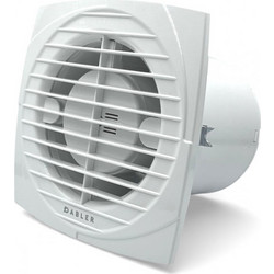 Εξαεριστήρας τοίχου Dabler Φ100 Standard λευκός 15W με ροή αέρα 98 m/h & 2500rpm - 401006