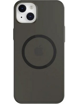 Gravity MagSafe Back Cover Σιλικόνης Transparent Black (iPhone 14 Plus)