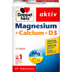 Doppelherz Magnesium Calcium & Vitamin D3 40 Ταμπλέτες