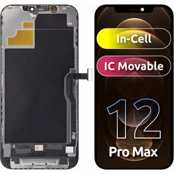 Μονάδα Οθόνης LCD ZY για Apple iPhone 12 Pro Max, Έκδοση In-Cell IC, Μαύρο