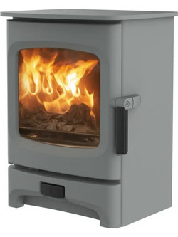 Charnwood Aire 3 Low Stand Pewter Ατσάλινη Ξυλόσομπα 5kW