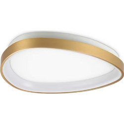 Ορειχάλκινη Πλαφονιέρα LED Οροφής Gemini PL D042 4000K