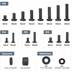 Gembird Universal wallmount screws kit