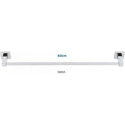 Κρεμάστρα Για Πετσέτα Import Hellas 3124 Νίκελ 60cm