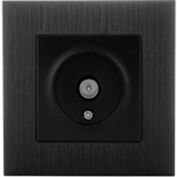 Πρίζα Χωνευτή TV - Μαύρη - S108B