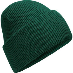 Classic Engineered Deep Cuffed Beanie Beechfield B385R Bottle Green