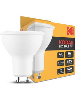 KODAK Max LED Izzo Σποτ Λάμπα Alu-Plastic 7W GU10 100 6000K (520 lumen)