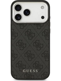 Guess - 4G Big Logo MagSafe case for iPhone 17 Pro Max - Black - Θήκη Προστασίας για iPhone 17 Pro Max σε Μαύρο Χρώμα