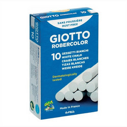 Giotto Κιμωλίες Λευκές 10τμχ 538700 - 000538700