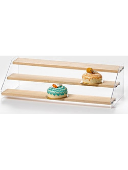 ΣΤΑΝΤ ΠΡΟΒΟΛΗΣ ΠΡΟΙΟΝΤΩΝ 3 ΕΠΙΠΕΔΩΝ PLEXIGLASS/ΞΥΛΟ 40x16x11cm ΠΛΑΤΟΣ ΘΕΣΗΣ ΠΡΟΒΟΛΗΣ 5.5cm