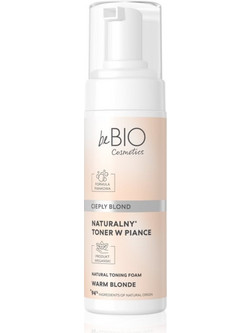 beBIO Natural Foam Toner Warm Blonde αφρός με χρώμα για τα μαλλιά 120 ml